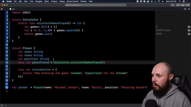 How to use Lazy in Swift смотреть онлайн