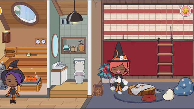 Miga World. Ведьмочки живут в доме, отдыхают, развлекаются. смотреть онлайн