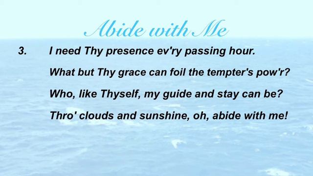 Abide with Me (Presbyterian Hymnal #419) смотреть онлайн