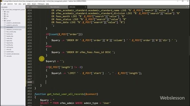 School Fees Management System in PHP & MySQL - Display Fees Master Data in jQuery DataTables - 24 смотреть онлайн