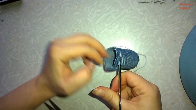 Джинсовые бусины (бусы) своими руками. Идея | DIY denim beads. Idea | Cuentas de mezclilla смотреть онлайн
