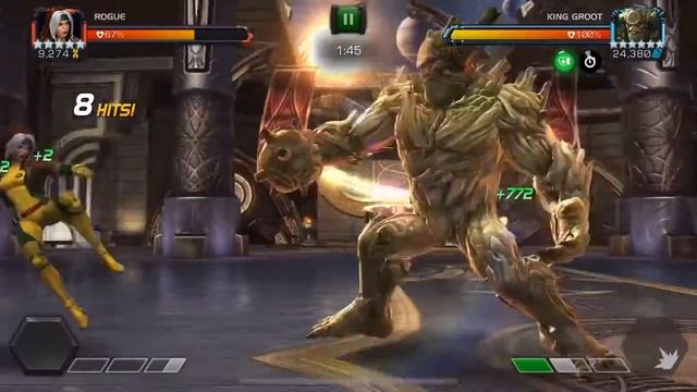 Rogue vs. King Groot - Map 7 Vivified node - is Power Steal bugged? смотреть онлайн