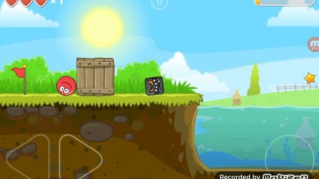 Red ball. 10 уровень. Красный шар. Проходим игру. смотреть онлайн