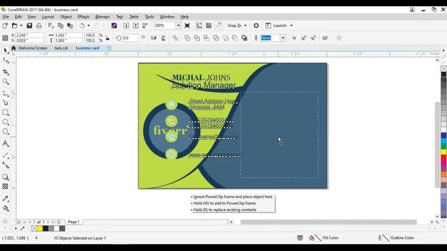 How to create Business card in Corel draw | Business card design Explained | Business card design смотреть онлайн