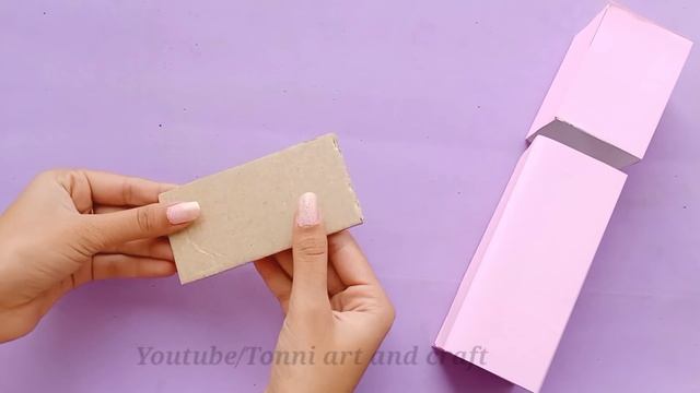 how to make paper pencil box and pen holder / paper pencil box / Diy pen holder / School crafts /DI смотреть онлайн