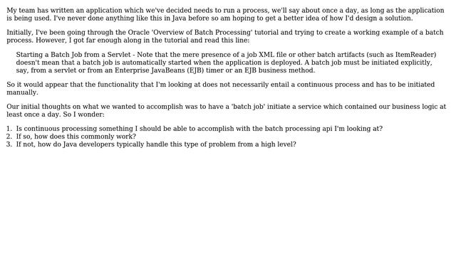 Software Engineering: Continuous Batch Processing in Java смотреть онлайн