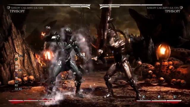 TRIBORG (sub-zero) все приёмы MKXL