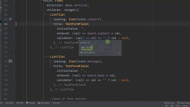 flutter firebase board app || part 03 || lec # 101 смотреть онлайн