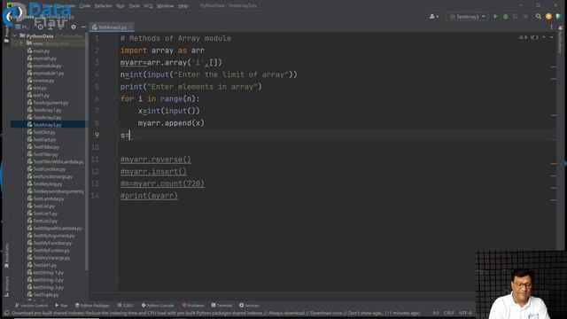 Python Practical - Methods of Array in Python | Python Array Methods [Hindi] смотреть онлайн
