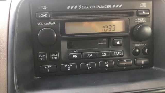 2002 to 2006 Honda CR-V radio Code смотреть онлайн