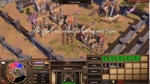 Age Of Empires 3 Dutch Rush and Gameplay strategy смотреть онлайн