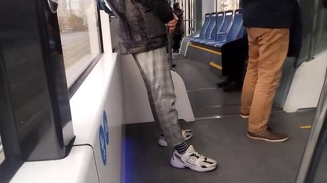 Поездка На Трамвае №16 На Витязе-М №31383 (Чертаново Южное–Новоданиловский Проезд) Москва 26.10.202