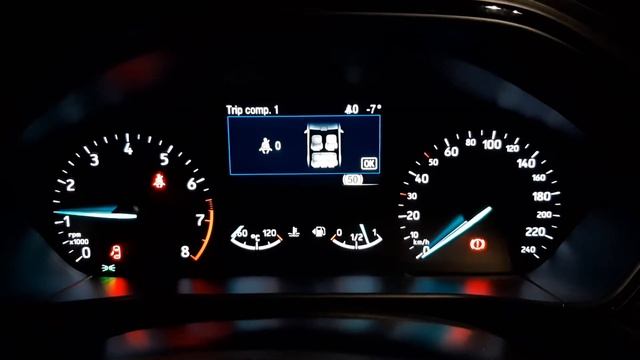 Cold Start 2018 Ford Focus Mk4 1.0 EcoBoost 125 hp ST-line ÷7 °c (19°f) in South Eastern Norway. смотреть онлайн