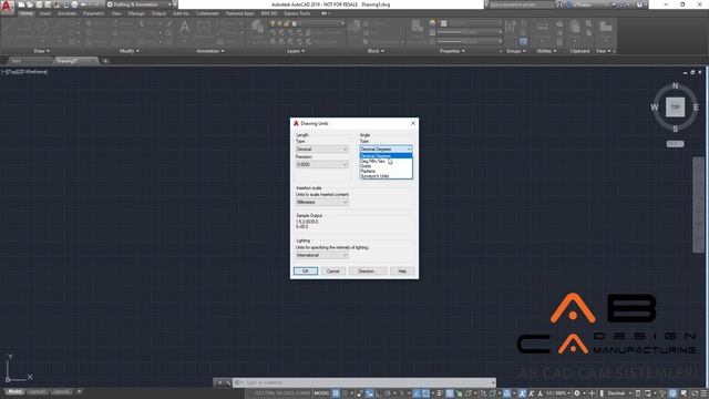 AutoCAD 2019 - Birim Ayarları смотреть онлайн