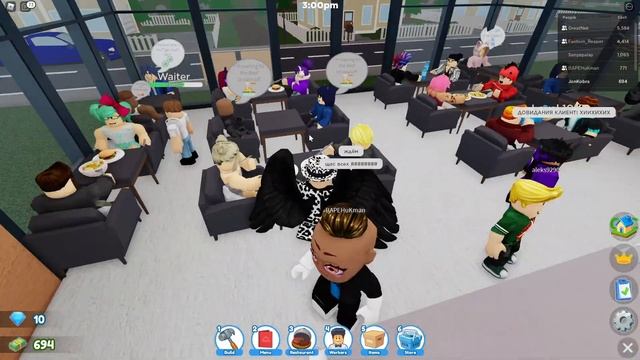 РАЗВИВАЕМ СВОЙ РЕСТОРАН И ГОТОВИМСЯ К РАСШИРЕНИЮ Restaurant Tycoon 2 | Роблокс смотреть онлайн