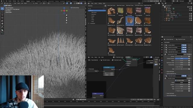 Create Any Fur in Blender! Part 2: Geometry Nodes смотреть онлайн