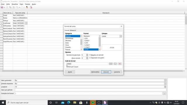 Com posar un codi postal en un camp de LibreOffice Base смотреть онлайн