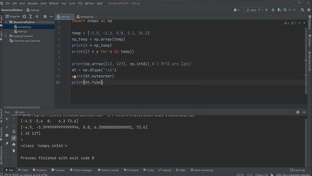 Numpy Tutorial #3 - Datentypen (Python für Data Science) смотреть онлайн