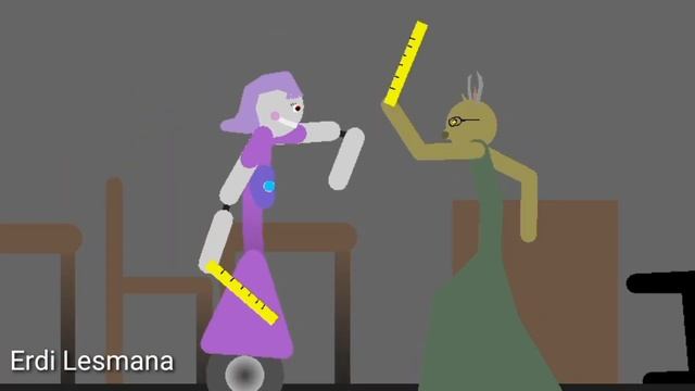 Miss Ani Tron vs Teacher Piggy - Stickman Animation смотреть онлайн