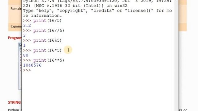 Operators in Python Class 10 Computer | Chapter-2 Class-10 Python |Operators in Python with Program смотреть онлайн
