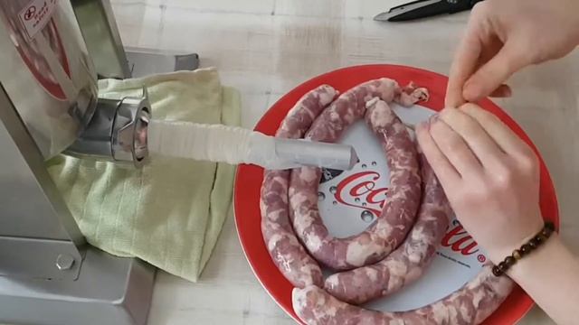 Рубленая домашняя колбаса! Hausgemachte Wurst