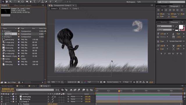 Что лучше Anime Studio Pro (Moho Pro) или Adobe After Effects для создания персонажной анимации? смотреть онлайн