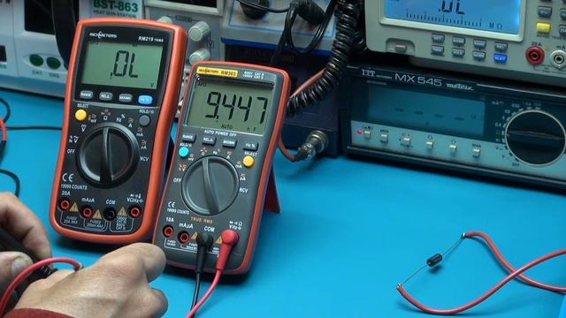 Multimeters RICHMETERS RM219 (Aneng AN870) and RM303: low cost, performance, and HV insulation test смотреть онлайн