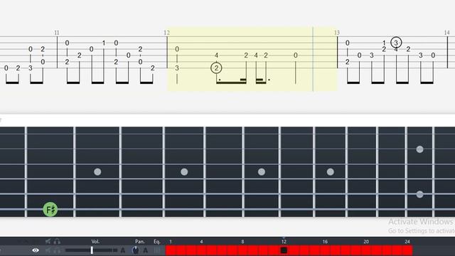 Guitar Tab - Lazy Afternoons (Kingdom Hearts 2) OST Fingerstyle Tutorial Sheet Lesson #Anp смотреть онлайн