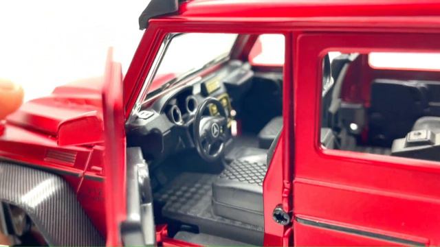 Unboxing | 1:22 Mercedes AMG G63 6x6 Diecast Model - Satin Red
