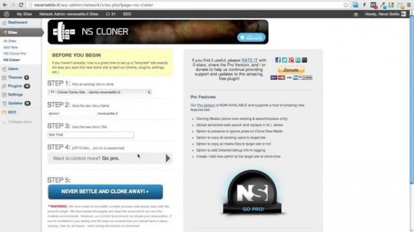How to Use The NS Cloner WordPress Plugin