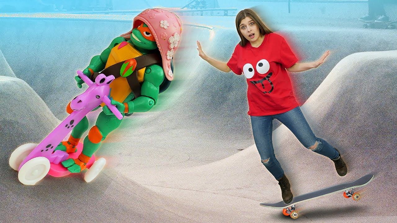 Тойклаб и Черепашки-ниндзя в поисках Леонардо - Видео про игрушки из мультфильмов смотреть онлайн