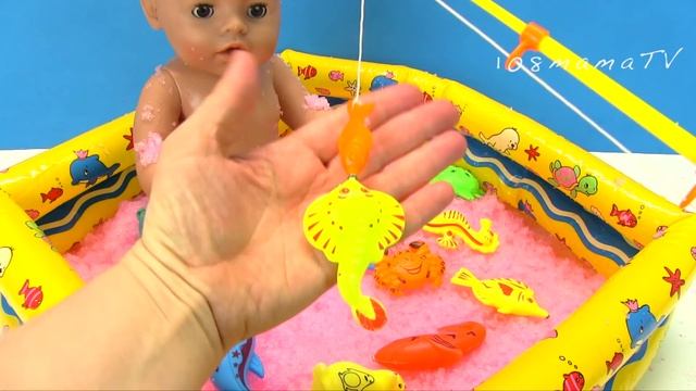 Ловись Рыбка Большая и Маленькая! Мультики Как Мама Играла с Беби Бон Куклы 108мама тв
