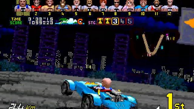 Power Drift Longplay (Arcade) [60 FPS] смотреть онлайн