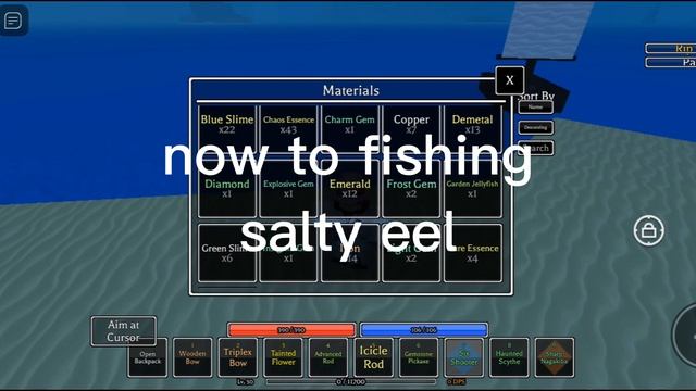 Salt Eel + Garden Jellyfish Location (Materials For Advanced Rod) Pilgrammed смотреть онлайн