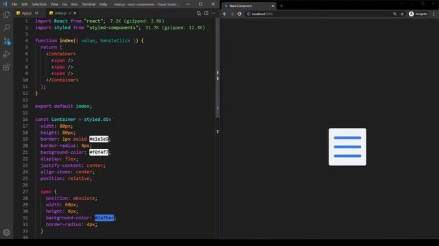 Custom Hamburger Button with Smooth Transition | React JS (Step by Step) in Hindi смотреть онлайн