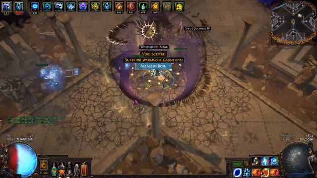 [3.17]Path Of Exile Best Mirror Tier Build:Int Stacker Assasin Showcase Vs Endgame Bosses смотреть онлайн