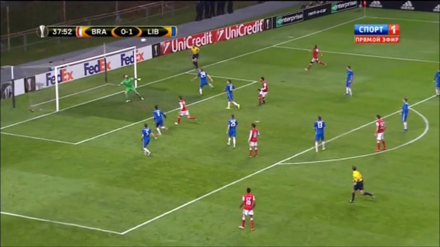 Braga 2-1 Slovan Liberec (C3) Europa League 2015 смотреть онлайн