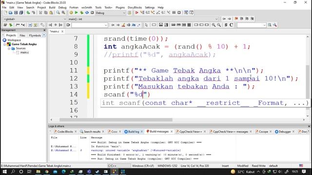 Pemrograman Dasar - X - 7 - Cara Membuat Game Sederhana - Game Tebak Angka смотреть онлайн