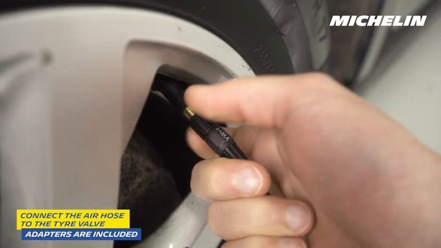 MICHELIN 12208 Digital Single Barrel Foot Pump