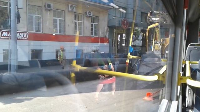(Краснодар) Поездка на Троллейбусе по Маршруту N-15. борт 015. смотреть онлайн