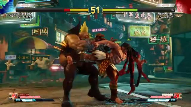 Street Fighter V: Бой против Nikov1992 смотреть онлайн