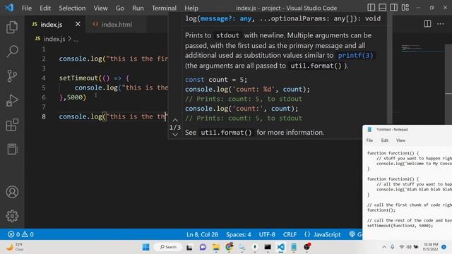 How to Pause & Sleep in Node.js Program Using SetTimeout & sleep-promise Library смотреть онлайн