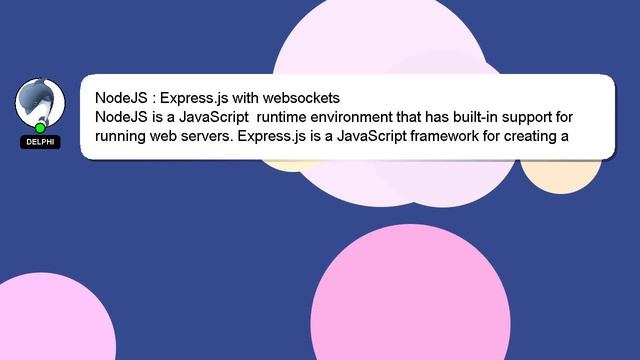 NodeJS : Express.js with websockets смотреть онлайн