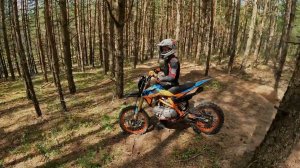 Alpha 50cc vs KAYO EVOLUTION 125. Второй раз в эндуро