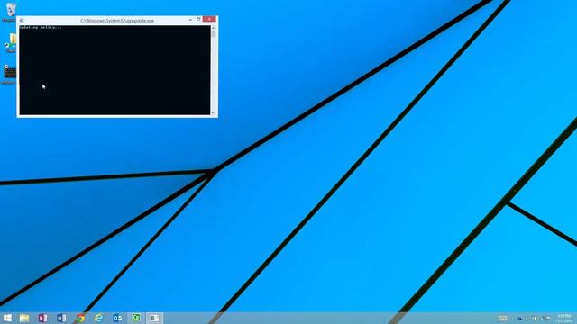 How to force a gpupdate (Windows 8.1) смотреть онлайн