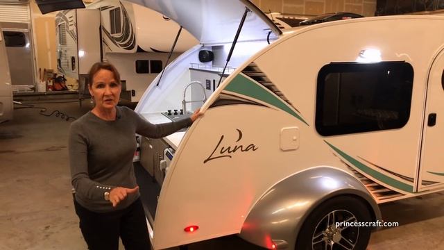 InTech Luna Teardrop Trailer Walkthrough with Princess Craft RV смотреть онлайн