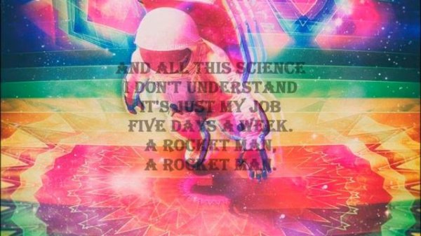 Elton John - Rocket Man (with lyrics)