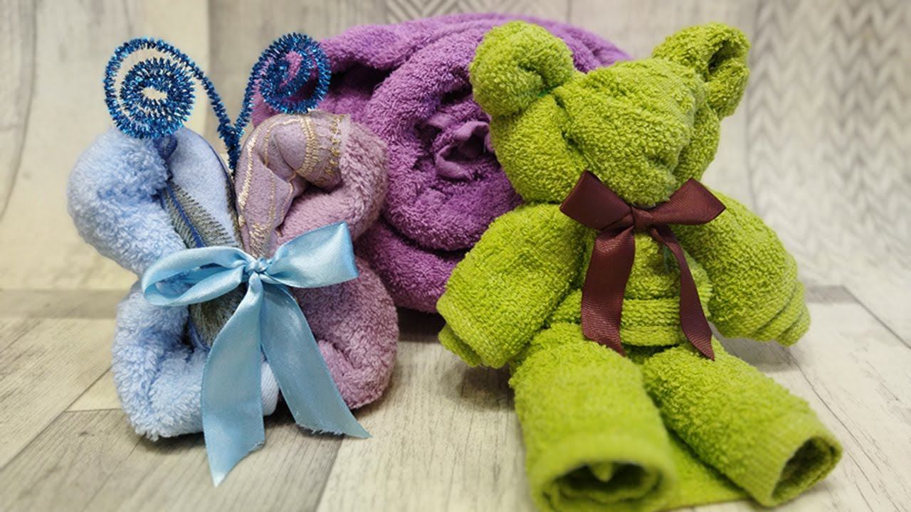 Как красиво сложить полотенце смотреть онлайн