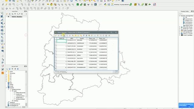 QGIS - XyTools - Export shapefile attribute table directly to excel file смотреть онлайн