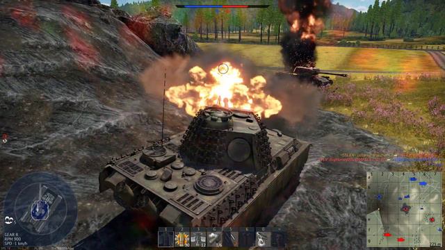 War Thunder-Panther G 3x Kill lol смотреть онлайн